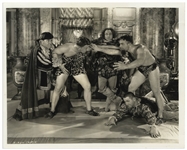 10" x 8" Glossy Photo From the 1935 Three Stooges Film "Restless Knights" -- Very Good Condition